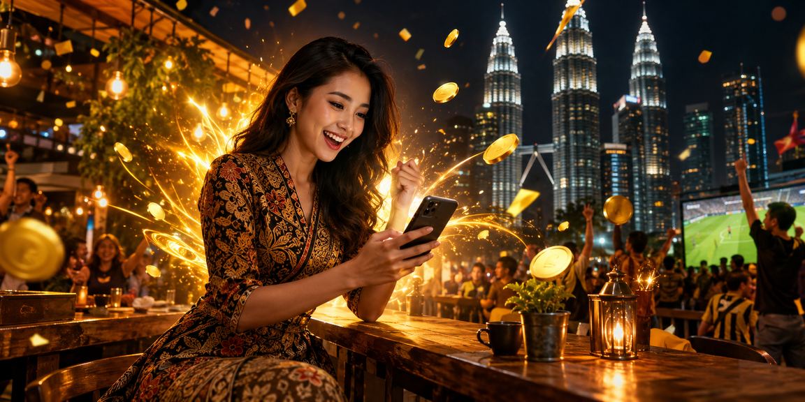 Akses promosi toto123 melalui telefon mudah alih bergaya batik KL
